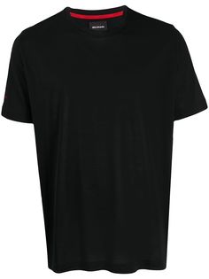 Kiton футболка с вышитым логотипом