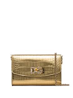 Dolce & Gabbana клатч с тиснением под кожу крокодила