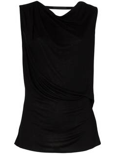 Helmut Lang топ без рукавов с открытой спиной