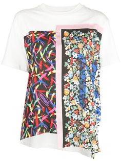 M Missoni футболка с принтом и вставками