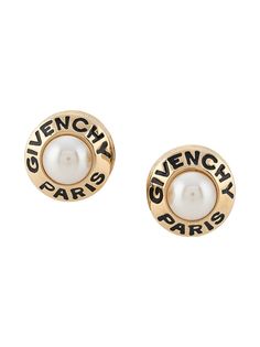 Givenchy Pre-Owned серьги-клипсы 1980-х годов