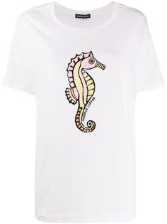 Markus Lupfer футболка Sea Horse с пайетками