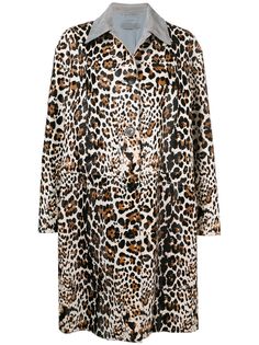 Bottega Veneta пальто с леопардовым узором