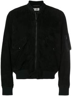 Saint Laurent куртка-бомбер на молнии