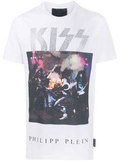 Philipp Plein футболка Kiss с фотопринтом и короткими рукавами