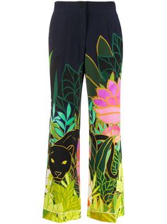Valentino пижамные брюки Panther in the Jungle