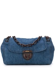 Prada Pre-Owned джинсовая сумка на плечо 2012-го года