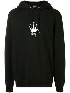 Stussy худи Old Crown с логотипом