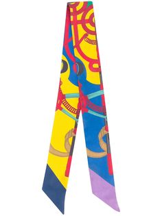 Hermès платок 2010-х годов в стиле колор-блок