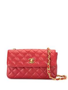 Chanel Pre-Owned стеганая сумка через плечо 1990-х годов