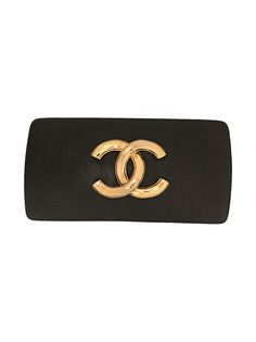 Chanel Pre-Owned заколка для волос с логотипом CC