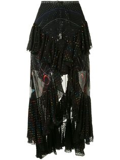 Camilla платье макси Midnight Moon с оборками