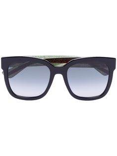 Gucci Eyewear солнцезащитные очки в квадратной оправе