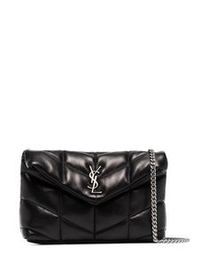 Saint Laurent стеганая мини-сумка на плечо Loulou