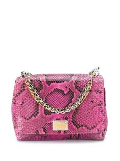 Dolce & Gabbana сумка на плечо со змеиным принтом