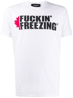 Dsquared2 футболка Freezing с принтом