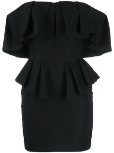 Alexandre Vauthier платье мини с драпировкой
