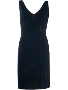 Christian Dior платье 2000-х годов со вставкой в полоску
