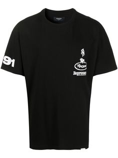 Represent футболка с графичным принтом и круглым вырезом