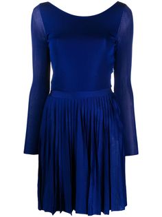 Christian Dior плиссированное платье 2000-х годов
