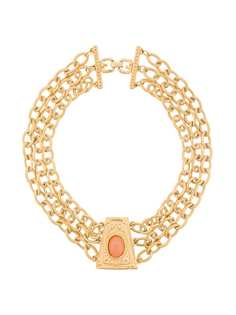 Givenchy Pre-Owned колье из трех цепочек
