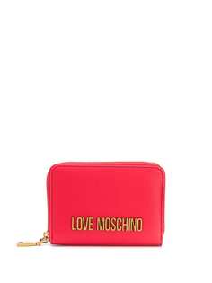 Love Moschino кошелек с металлическим логотипом