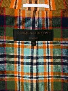 Comme Des Garçons Pre-Owned костюм в клетку с потертостями