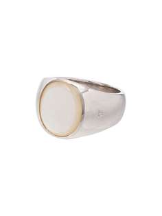Tom Wood серебряное кольцо с перламутром