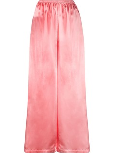 MM6 Maison Margiela расклешенные брюки с эластичным поясом