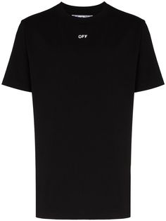 Off-White футболка с принтом