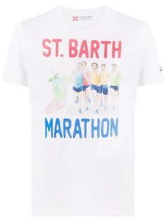 Mc2 Saint Barth футболка с принтом Marathon