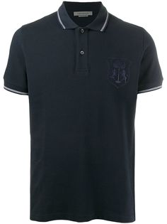 Corneliani рубашка поло с вышитым логотипом