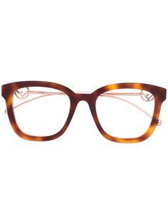Fendi Eyewear очки в квадратной оправе