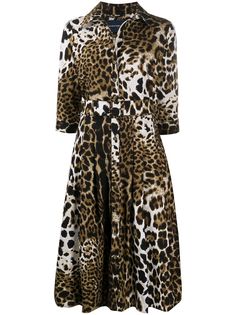 Samantha Sung платье-рубашка с леопардовым принтом