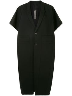 Rick Owens пальто-кокон с короткими рукавами