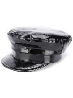 Ann Demeulemeester лакированная фуражка