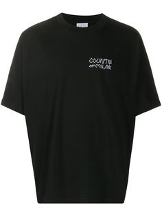 MARCELO BURLON COUNTY OF MILAN футболка с вышитым логотипом