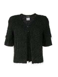 Chanel Pre-Owned фактурный кардиган 1999-го года