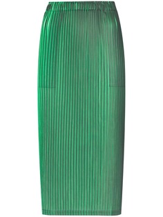Pleats Please Issey Miyake плиссированная юбка миди