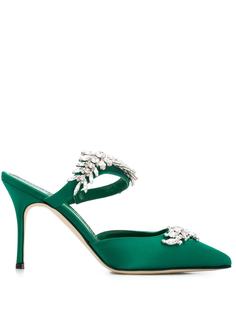 Manolo Blahnik декорированные туфли-лодочки Lurum