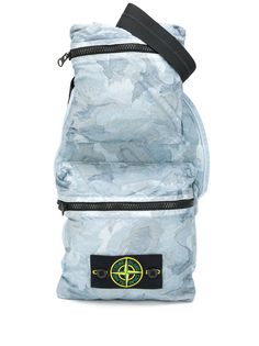 Stone Island поясная сумка с камуфляжным принтом