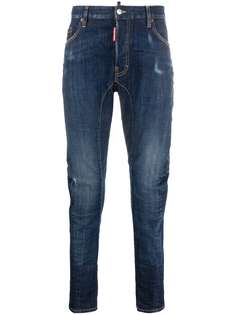Dsquared2 джинсы кроя слим с эффектом потертости