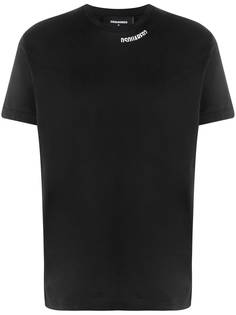 Dsquared2 футболка с логотипом на воротнике