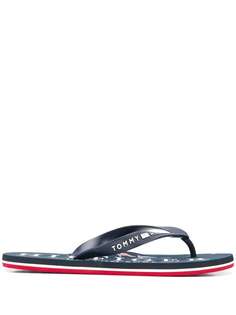 Tommy Hilfiger шлепанцы Nautical с принтом