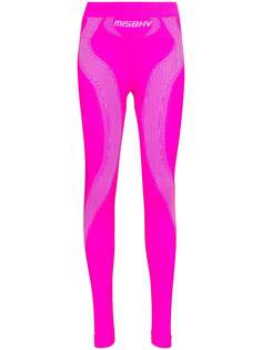 MISBHV tonal knit performance leggings