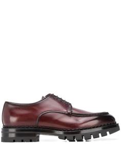 Santoni leather brogues
