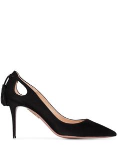 Aquazzura marilyn forever 85 suede pumps