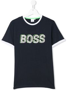 Boss Kids футболка с логотипом