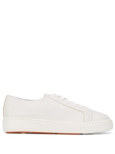 Santoni leather low-top sneakers