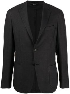Z Zegna single-breasted tailored blazer